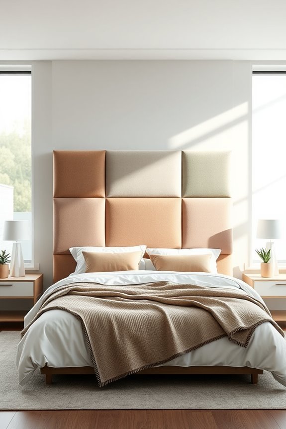 bold color block backrest design