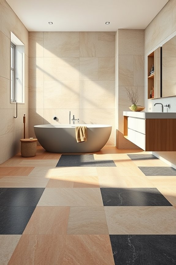bold color block patterns