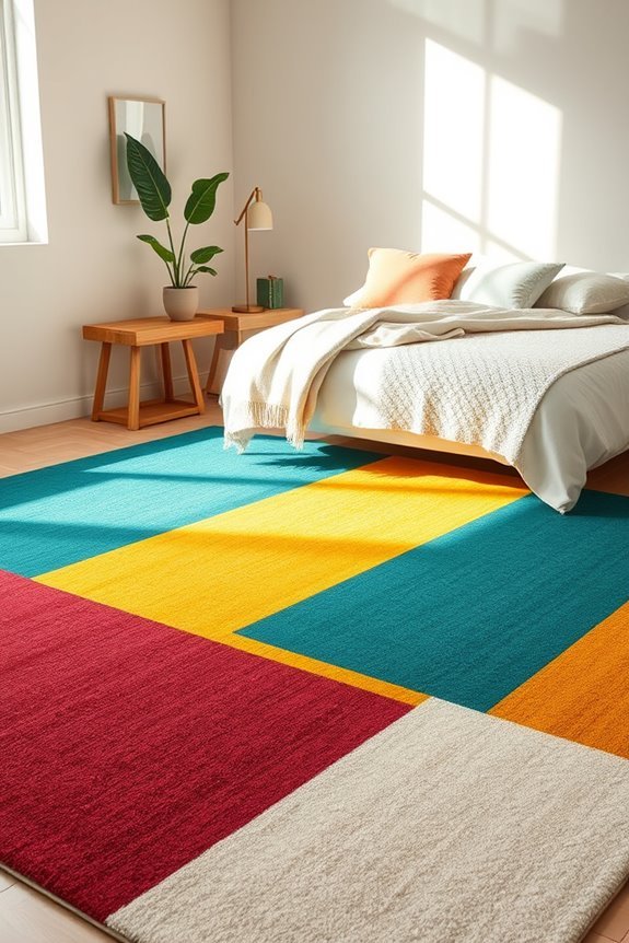 bold color block transformation