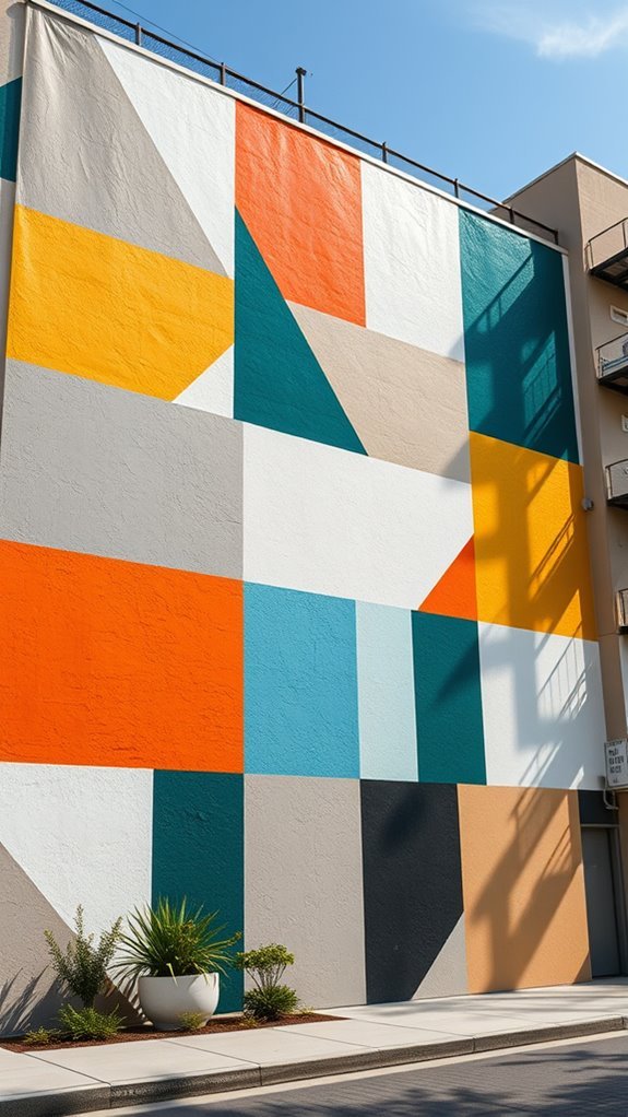 bold color blocked designs