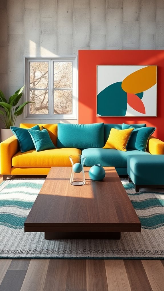 bold color combinations enhance aesthetics