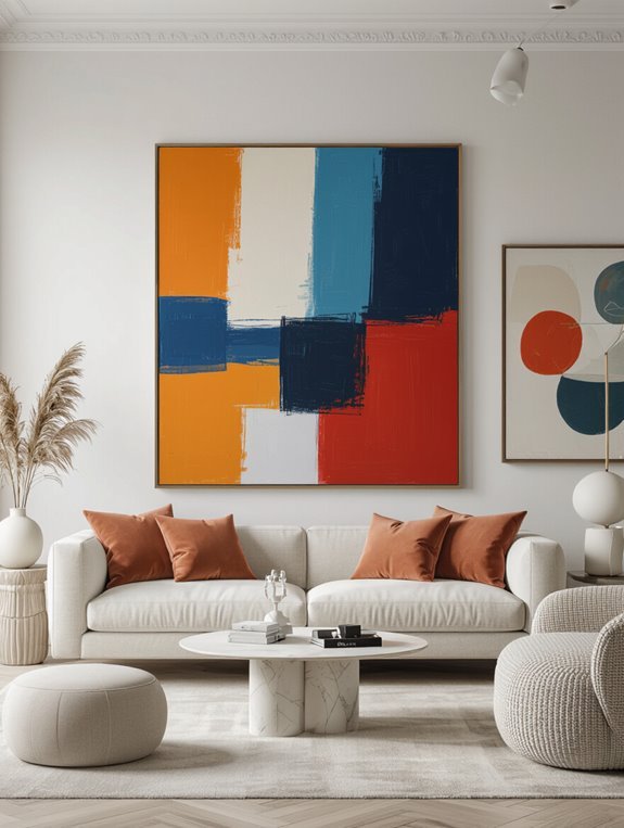 bold colorful statement art