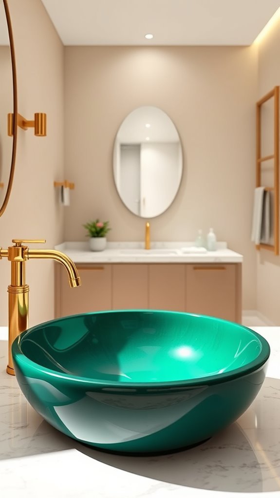 bold colorful statement sinks