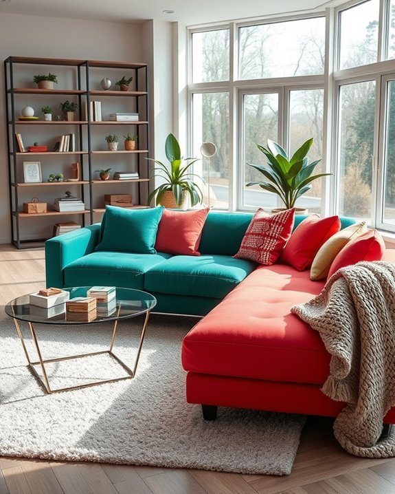 bold colors energize spaces