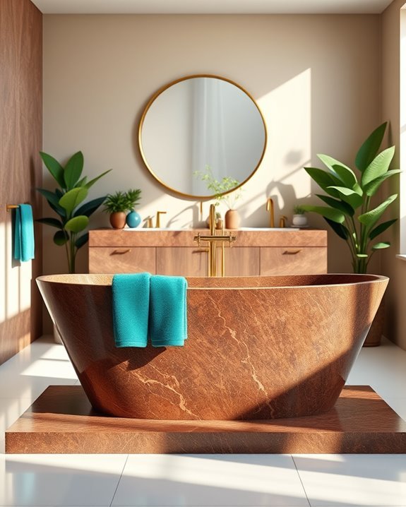bold colors enhance granite