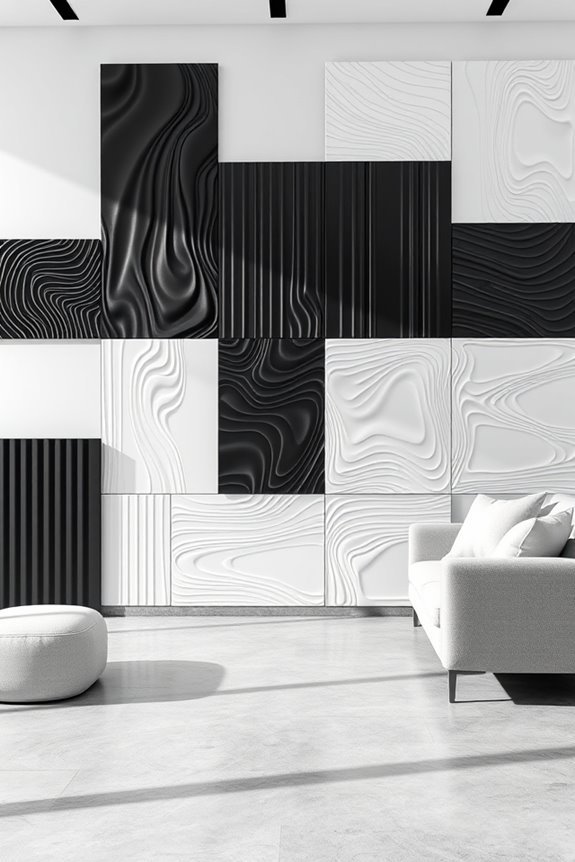 bold contemporary black and white