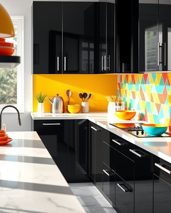 bold contrasts with sophistication