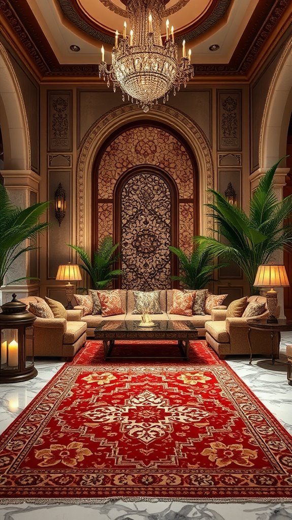 bold decorative floor coverings