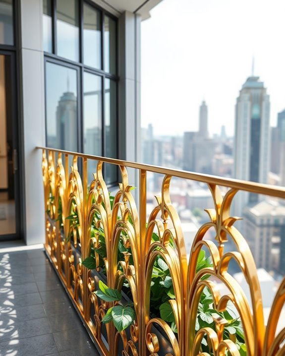 bold elegance in railings