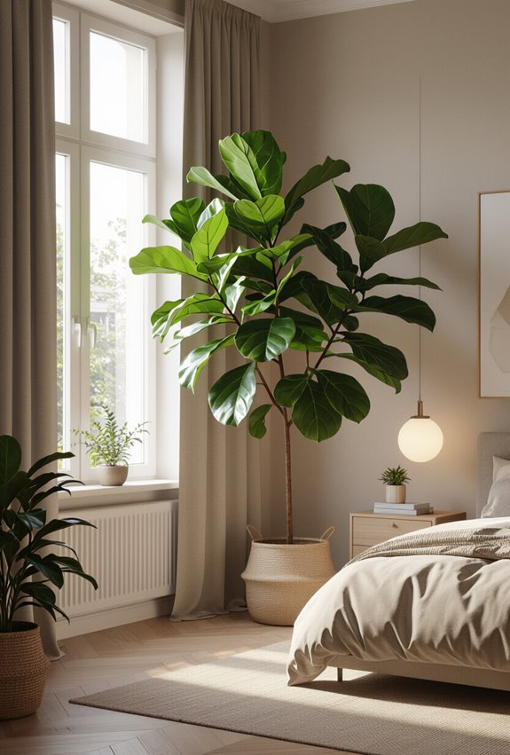 bold fiddle leaf indoor statement