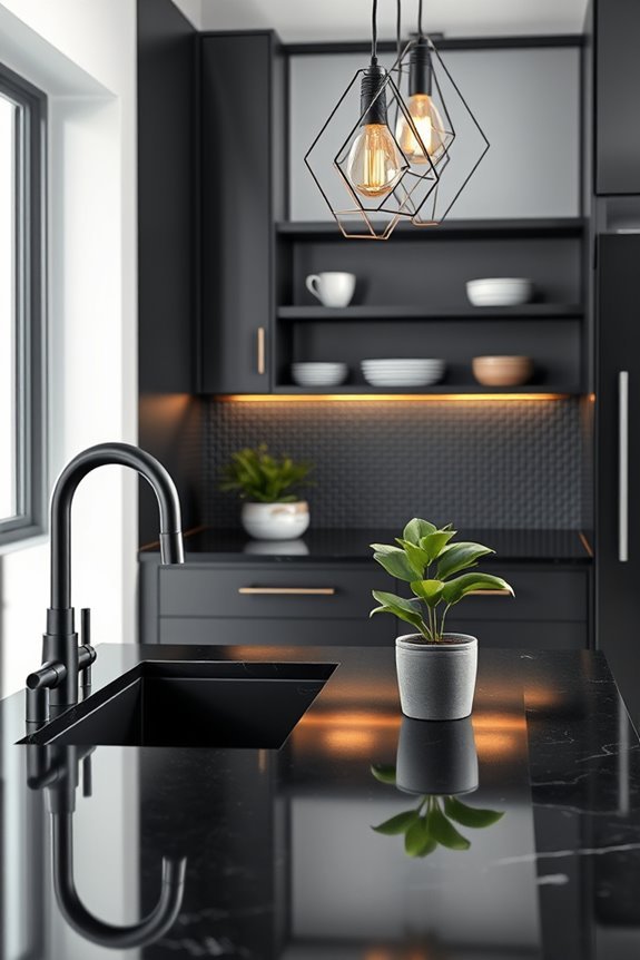 bold fixtures elevate kitchens