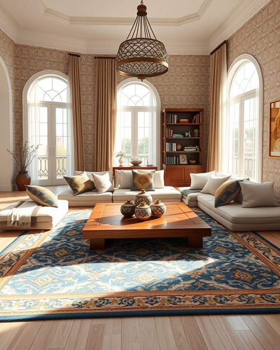 bold geometric arabian aesthetics