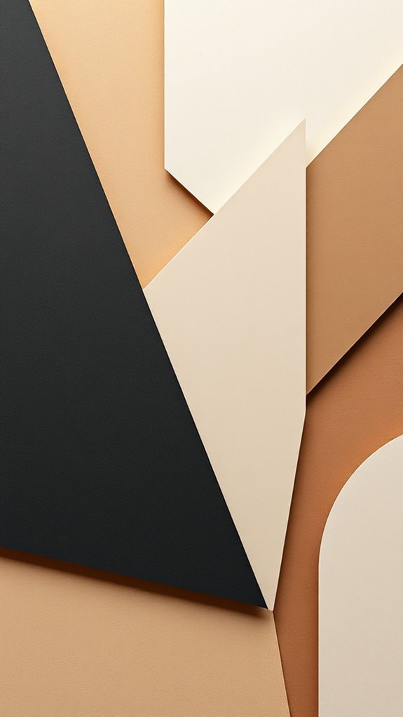 bold geometric art statements
