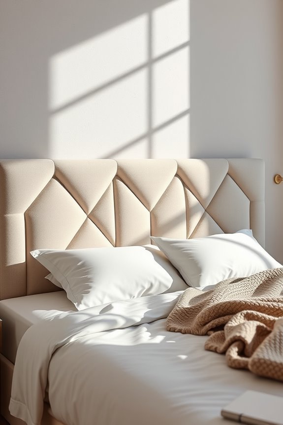 bold geometric backrest design