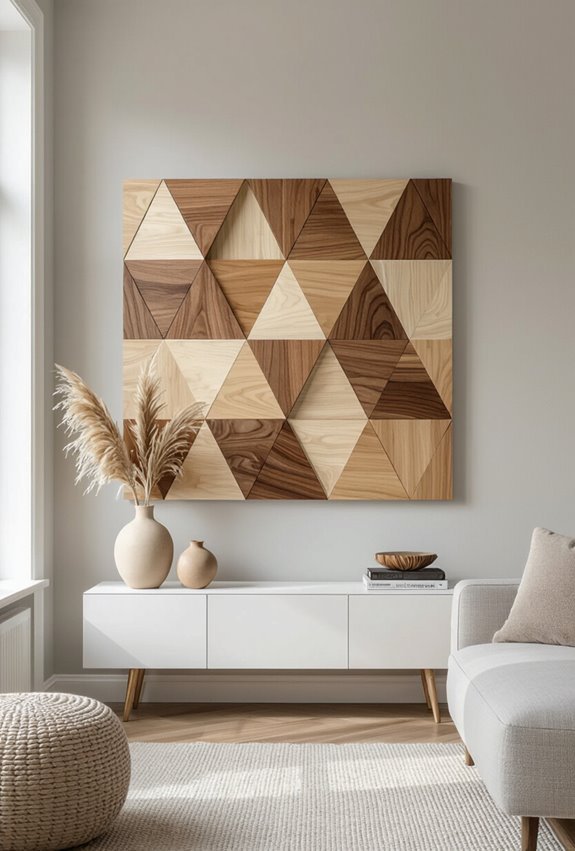 bold geometric modern wall art