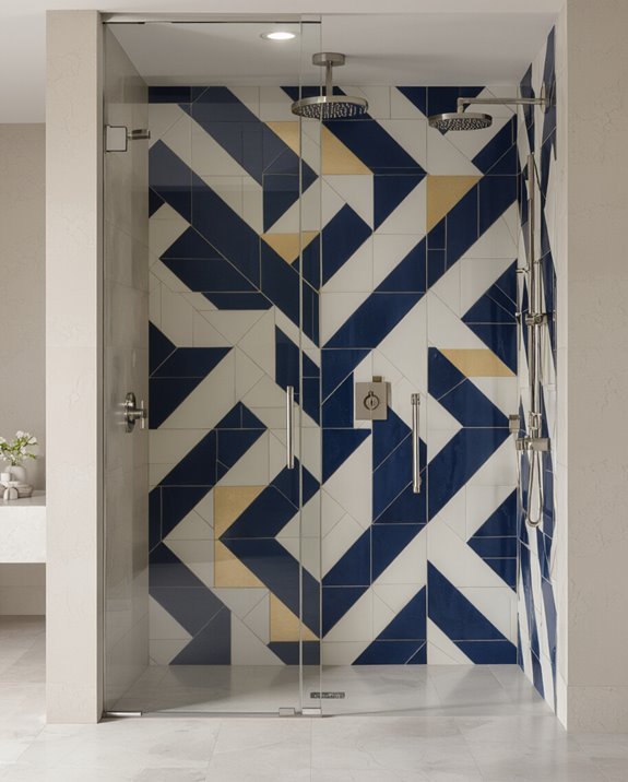 bold geometric tile designs