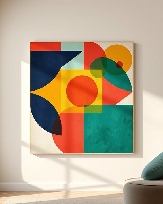 bold geometric wall designs