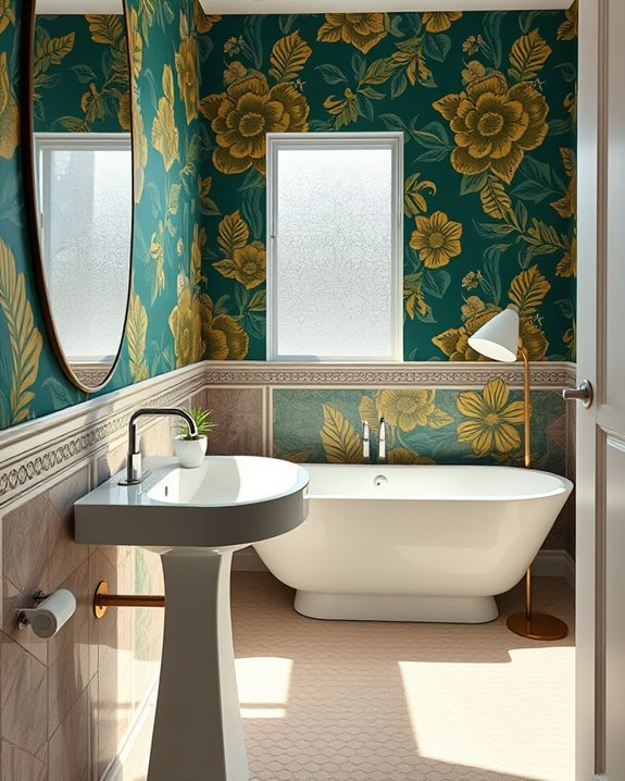 bold geometric wallpaper designs