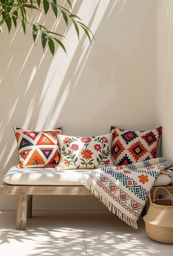 bold geometrics meet florals