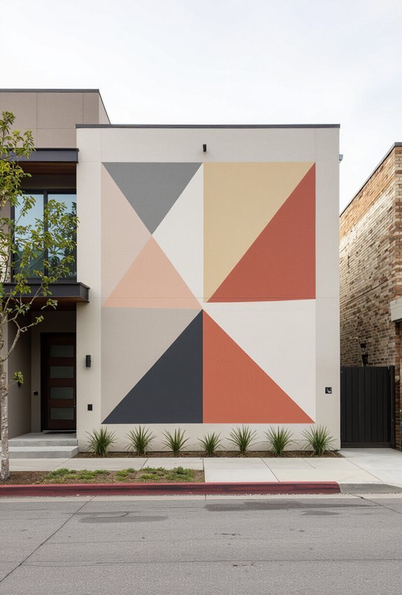 bold geometry complements architecture