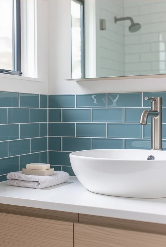 bold grout intentional tile contrast