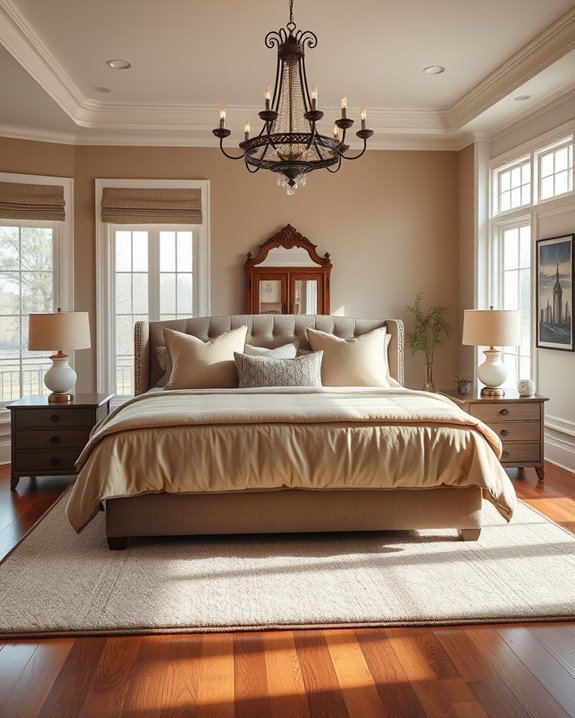 bold lighting enhances ambiance