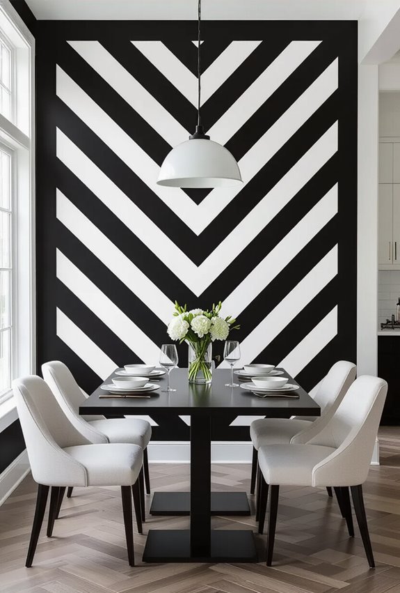 bold matte black white gallery