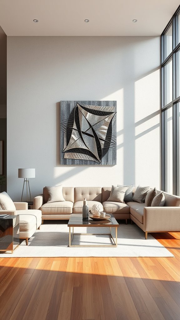 bold metal wall decor