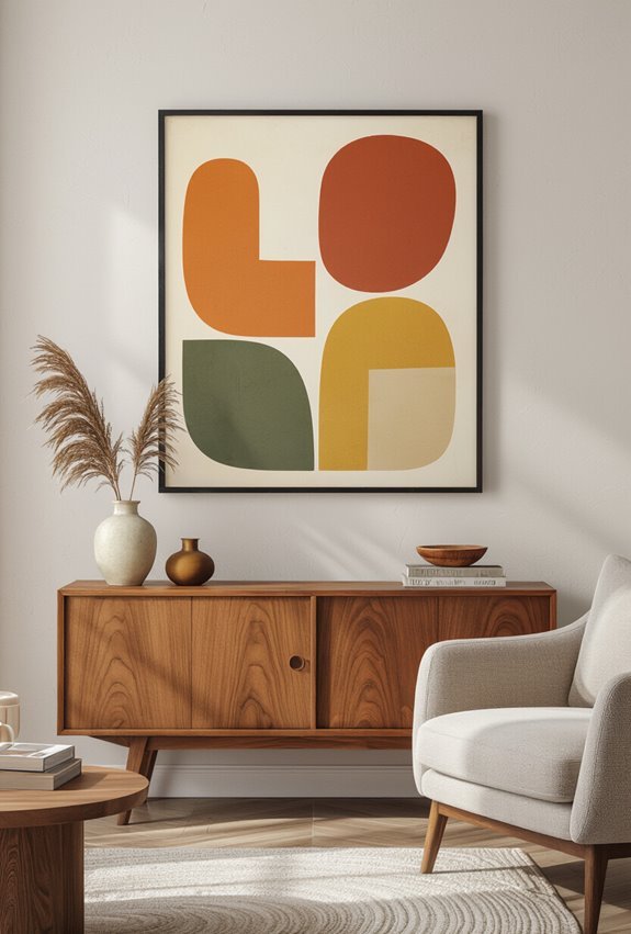 bold midcentury retro posters