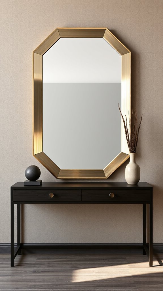 bold mirrors for masculine decor