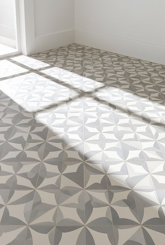 bold moroccan inspired cement tiles