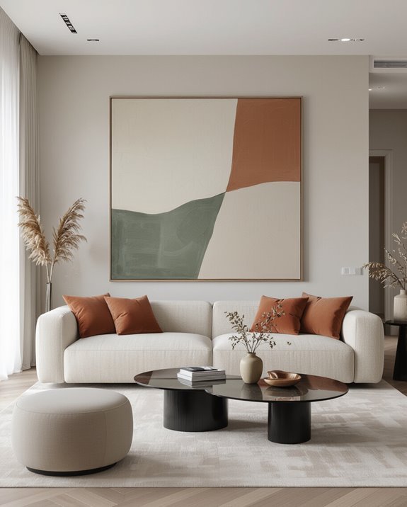 bold oversized abstract art