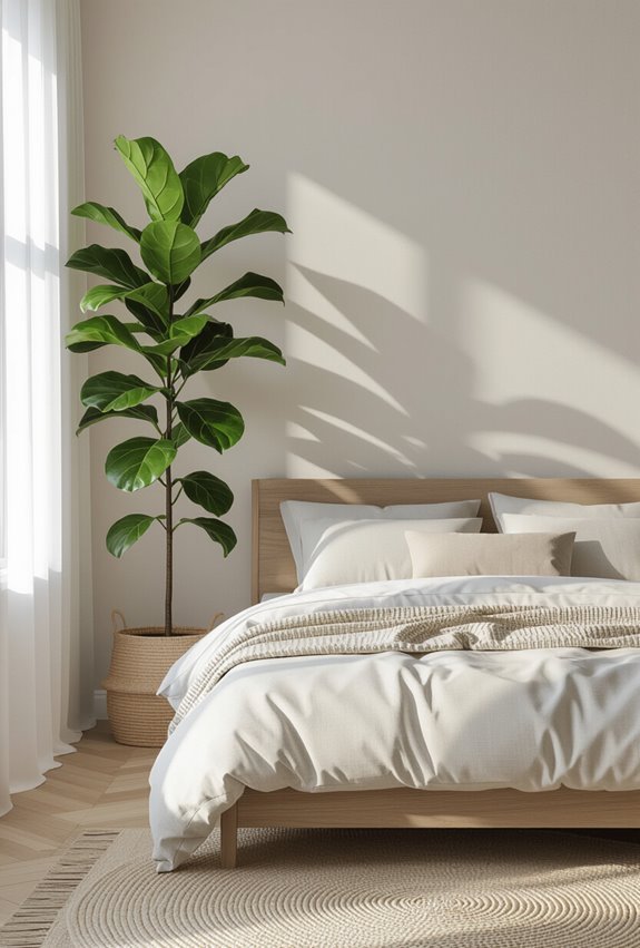 bold oversized leafy focal point