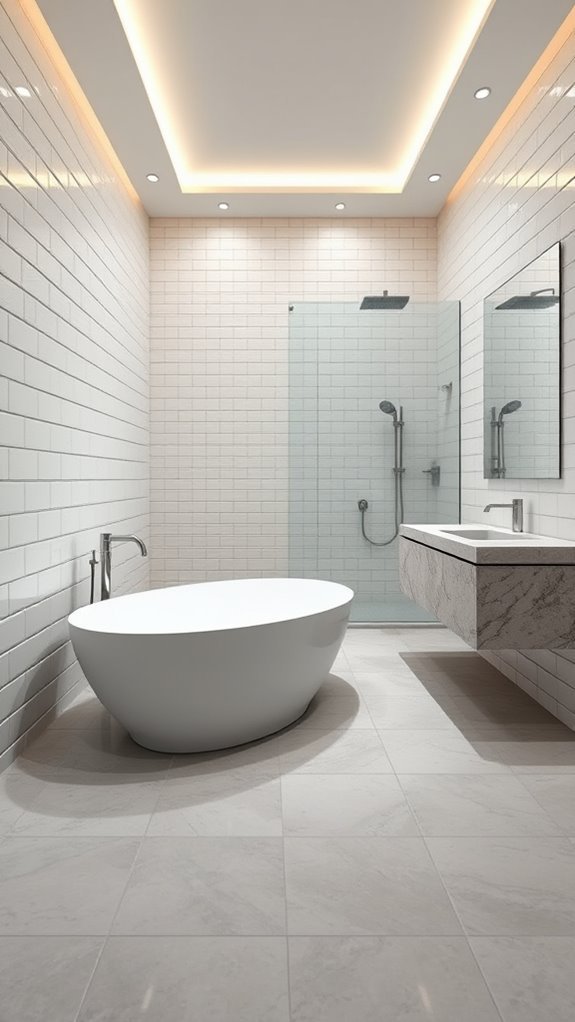 bold oversized subway tiles