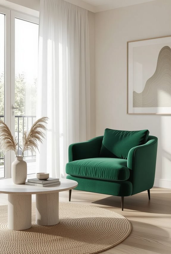 bold patterned accent chairs
