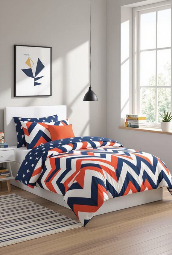 bold patterns add vibrancy