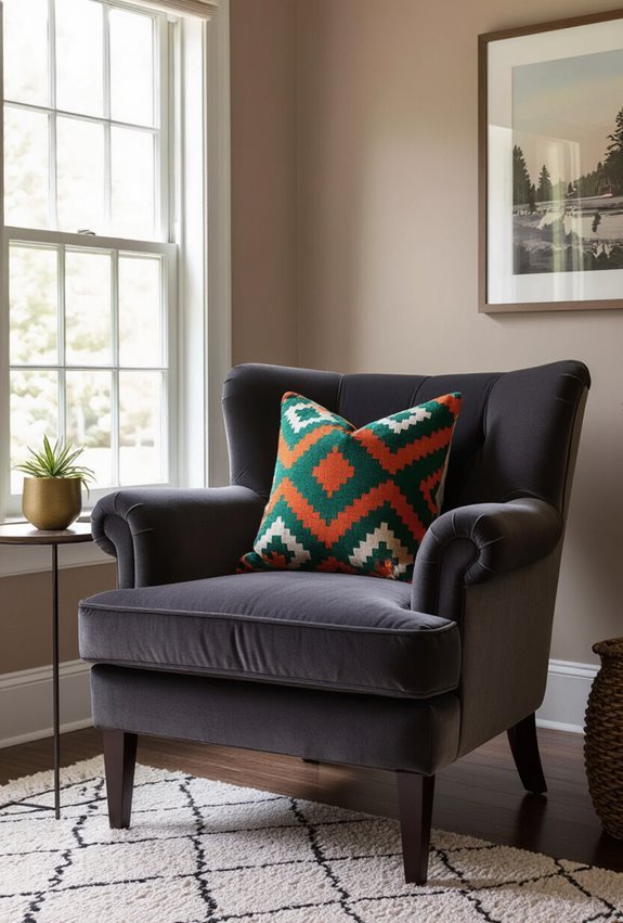 bold patterns subtle dramatic accents