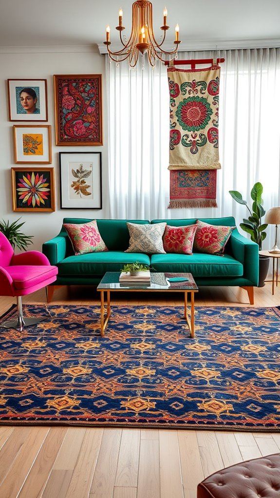 bold prints for small spaces