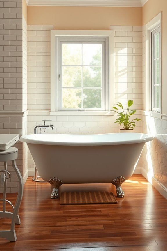 bold retro bathroom charm