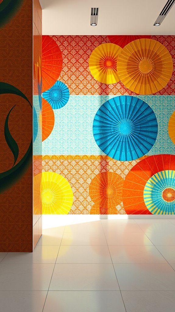 bold retro vibrant designs