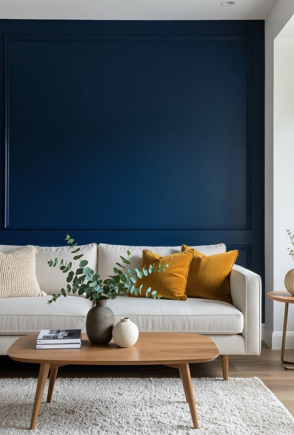 bold textured contrast wall