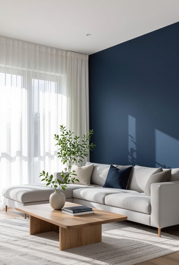 bold textured glossy accent wall