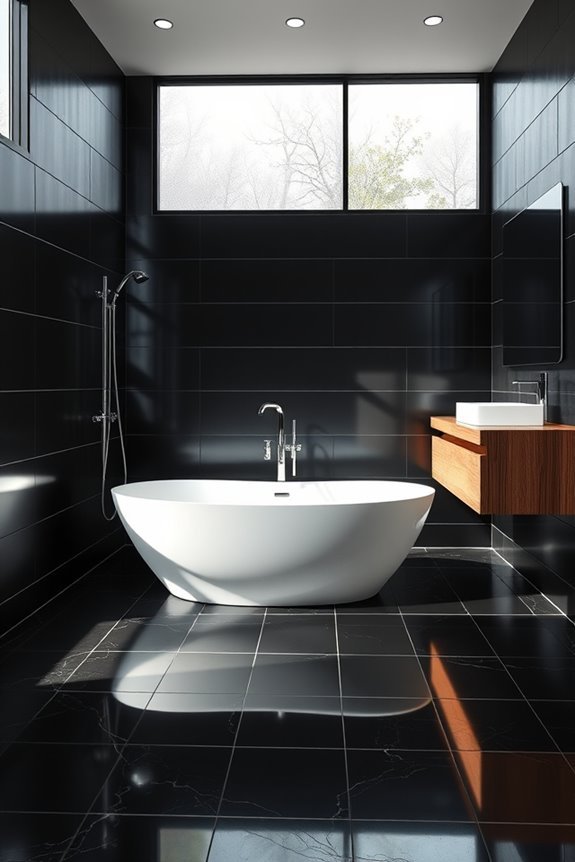 bold tiles bright fixtures