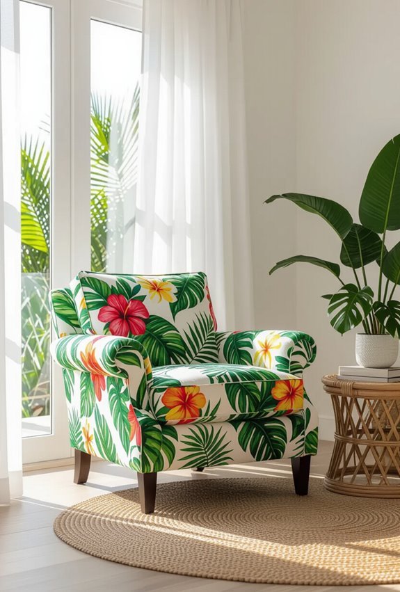 bold tropical prints and patterns
