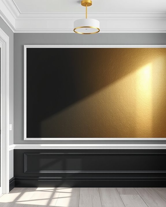 bold two tone wall design