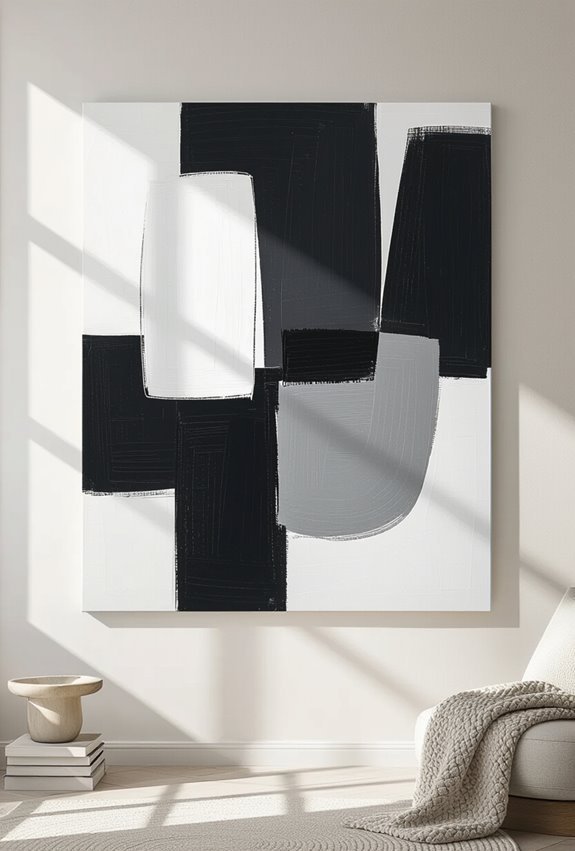bold typographic canvas statement