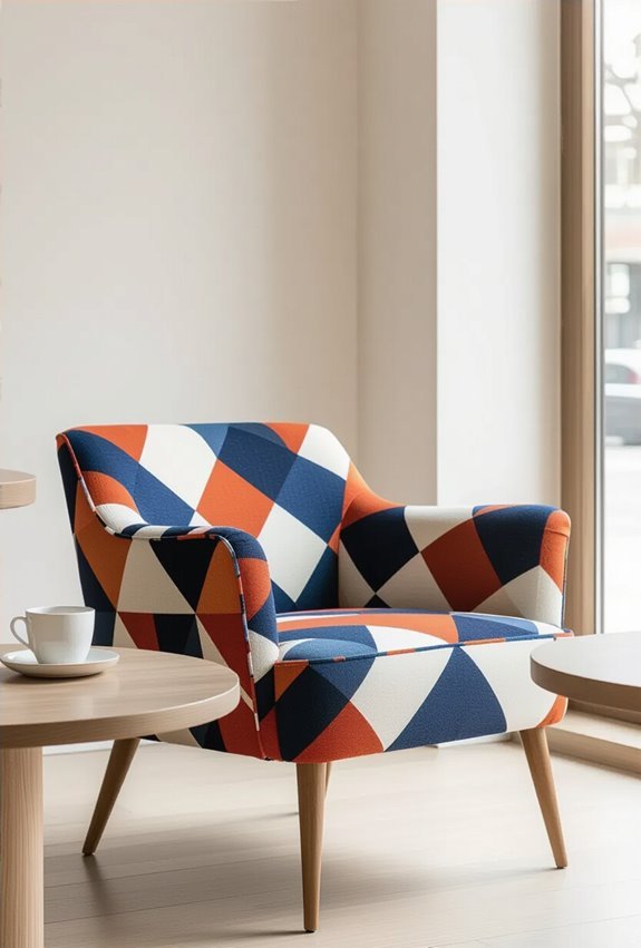 bold upholstery patterns elevate ambiance