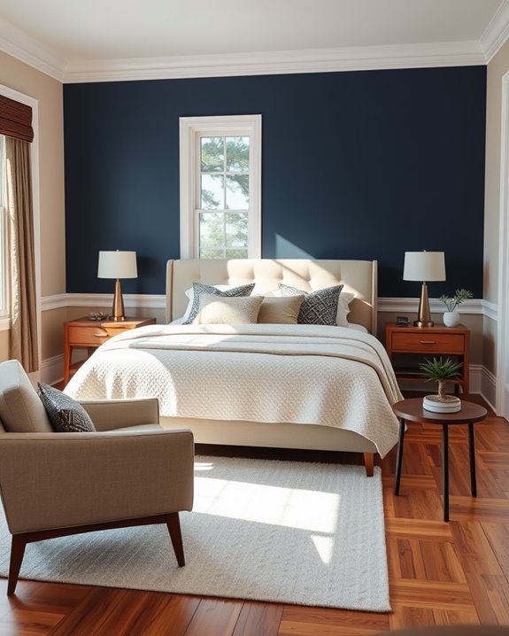 bold vibrant accent walls