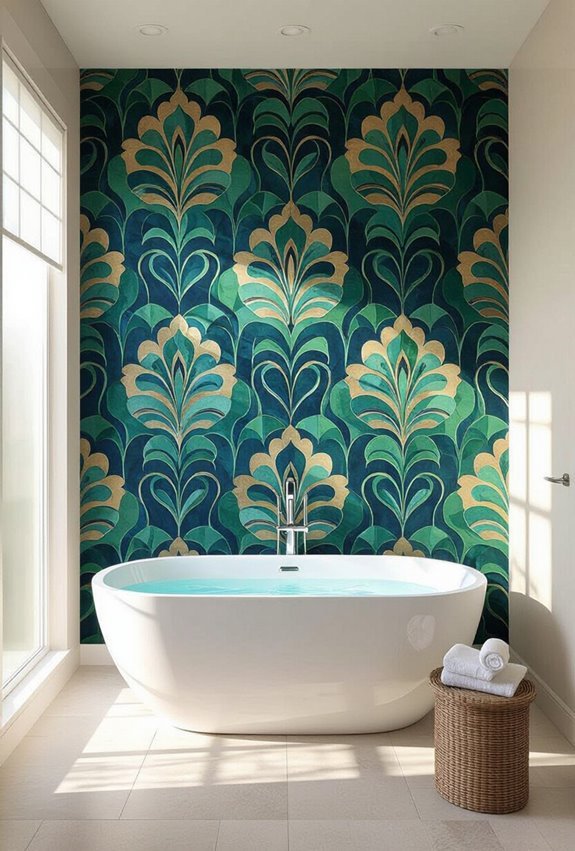 bold wallpaper creates personality