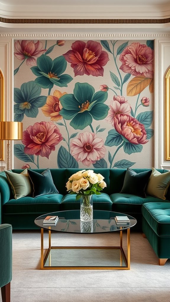 bold wallpaper enhances design